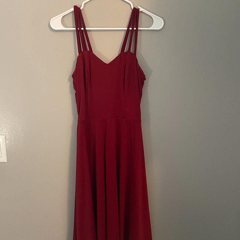 Ruby Red Grace Karin Spaghetti Strap Formal Dress Size Small